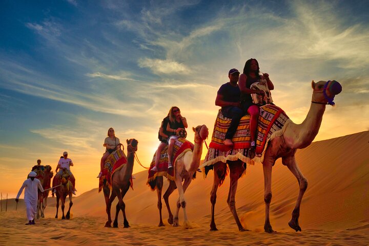 Arabian Desert Safari Adventure – Dune Bashing & Camel Ride